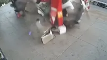 Bursada kömür yüklü tır akaryakıt istasyonuna daldı