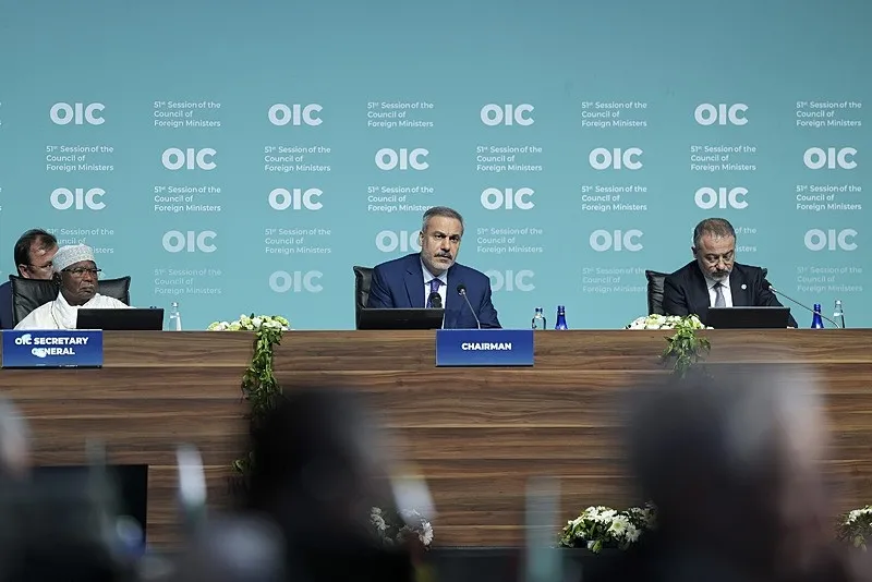 Bakan Fidan'dan 156 kararlık mesaj | İİT açıklaması: İslam aleminin sesini dünyaya duyurduk (AA)