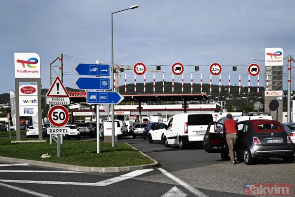 Fransa'da akaryakıt krizi! Grevden dönmeyene hapis cezası var - 4