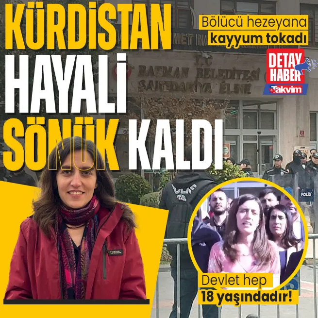 Batmanda kürdistan hayaline kayyum tokadı! Gülistanın Sönük kalan bölücü hezeyanı