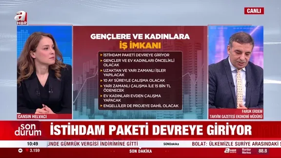 Gençlere ve kadınlara iş imkanı!