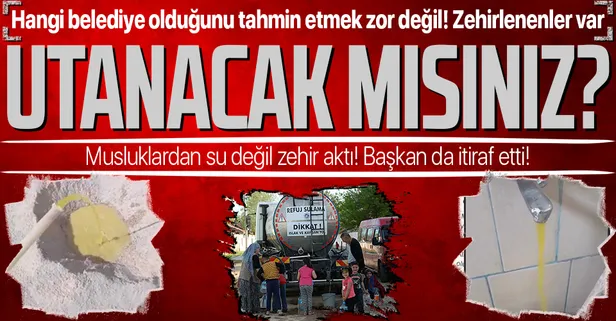 CHP'li Alpu Belediyesi ölüm saçıyor! Çeşmelerden rengarenk zehir akıyor!