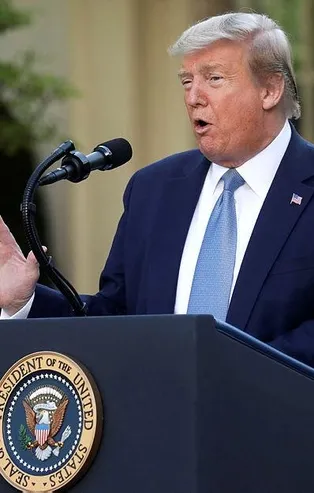 Son dakika: ABD Başkanı Trump'tan flaş Kovid-19 açıklaması: Zirve noktasını geçtik