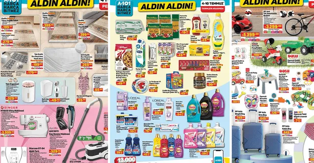 A101 4 Temmuz Perşembe kataloğu! Ev hanımlarının hayalindeki indirim! Keramika tabaklarda...