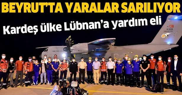 Türkiye kardeş ülke Lübnan’a yardım eli uzattı