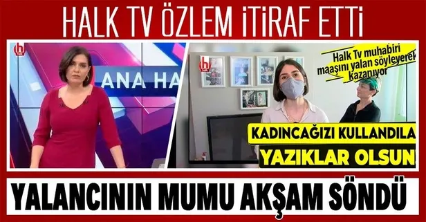 Halk TV sunucusu Özlem Gürses, yalan haber yaptığını itiraf etti