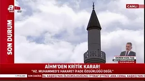 AİHM’den flaş Hz. Muhammed kararı