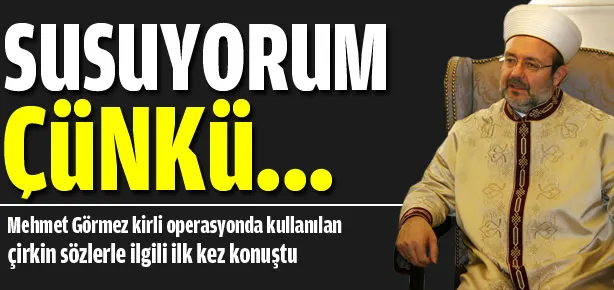 Mehmet Görmez’den beddua açıklaması