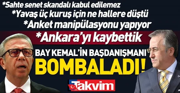 Kılıçdaroğlu’nun Başdanışmanı bombaladı: Mansur Yavaş’ı aday gösterdiğimiz gün Ankara’yı kaybettik
