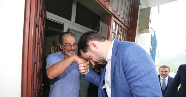Bakan Albayrak baba ocağında