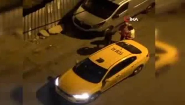 İstanbul'da taksici dehşeti! İki yumrukla nakavt