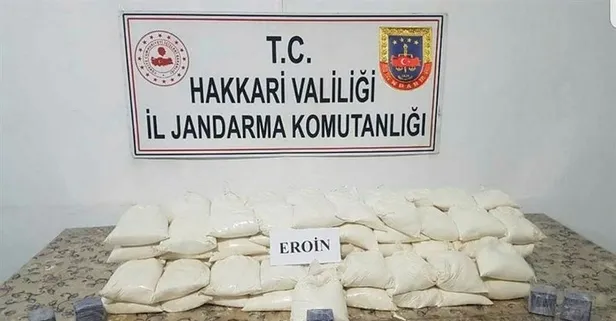 Son dakika: Terörün finans kaynağına darbe! "Yıldırım-2 Cilo Operasyonu"nda 80 kilo 630 gram eroin ele geçirildi