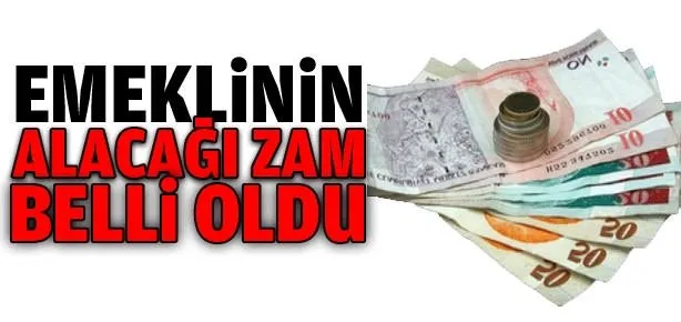 Emekli zammı belli oldu!