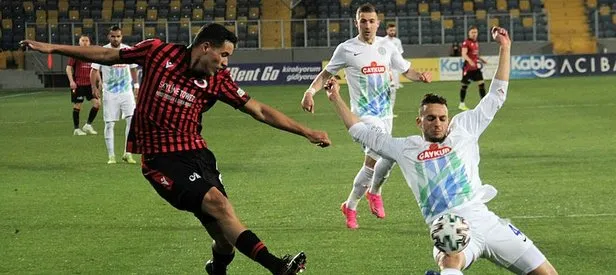 Rize, Gençlerbirliği’ni geçemedi