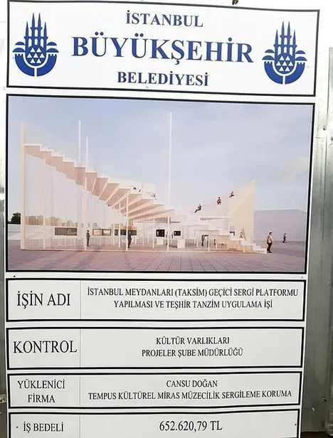 CHP'li İBB Başkanı İmamoğlu'ndan israf şov! 652 bin liraya yaptırdığı platformu 3 gün içinde söktürdü!-2