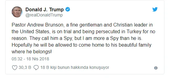 Trump'ın sert Türkiye tweetiyle ABD'liler işte böyle dalga geçti-2