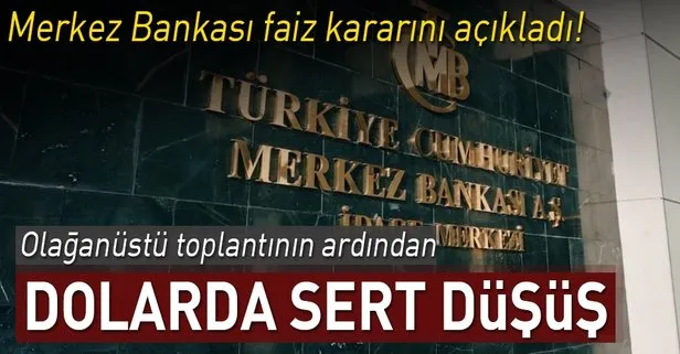 Merkez Bankası faiz arttırma kararı aldı! İşte doların ilk tepkisi