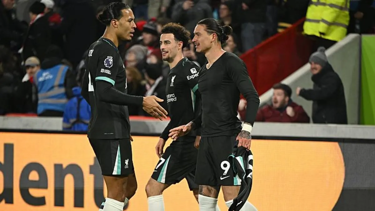 Liverpool dış sahada Brentford’u geçti