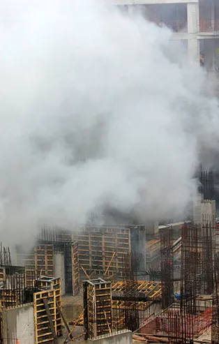İstanbul Kadıköy'de yangın