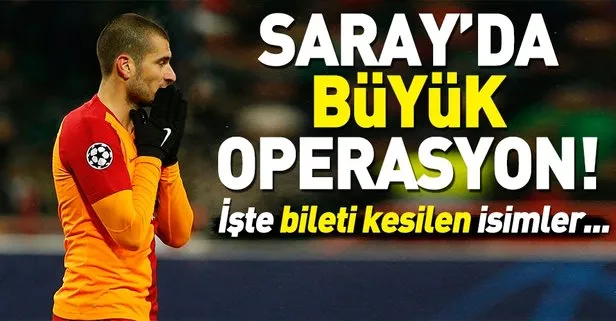Galatasaray'da büyük operasyon!