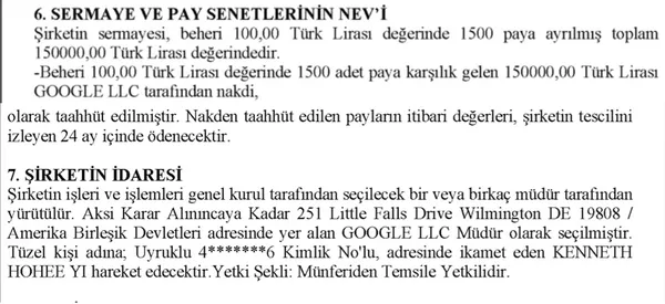 Son dakika: Google TikTok ve Twitter Türkiye'de limited şirketler kurdu! İşte Google TikTok ve Twitter'a atanan isimler!-6