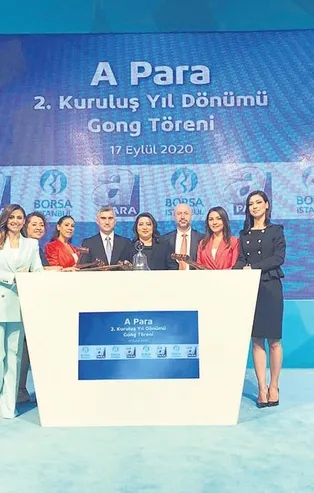 İlk yerli ekonomi kanalı 2 yaşında: Borsa İstanbul'da gong A Para için çaldı