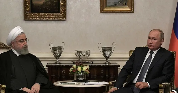 Ruhani ve Putin Ankara'da bir araya geldi