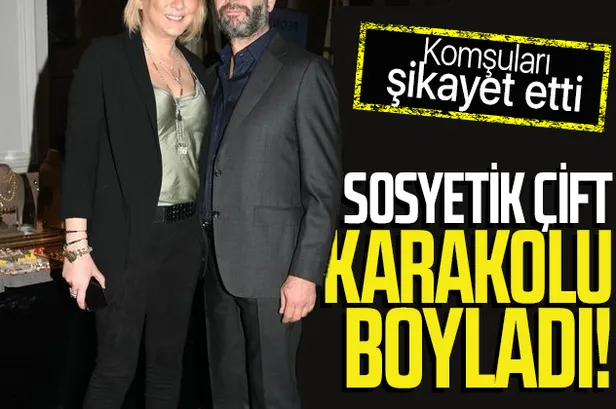 Sosyetik çift komşuları şikayet edince karakolu boyladı!-1