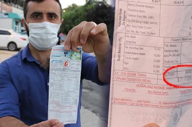 Evine gelen 17 bin liralık doğal gaz faturasını görünce şoke oldu!