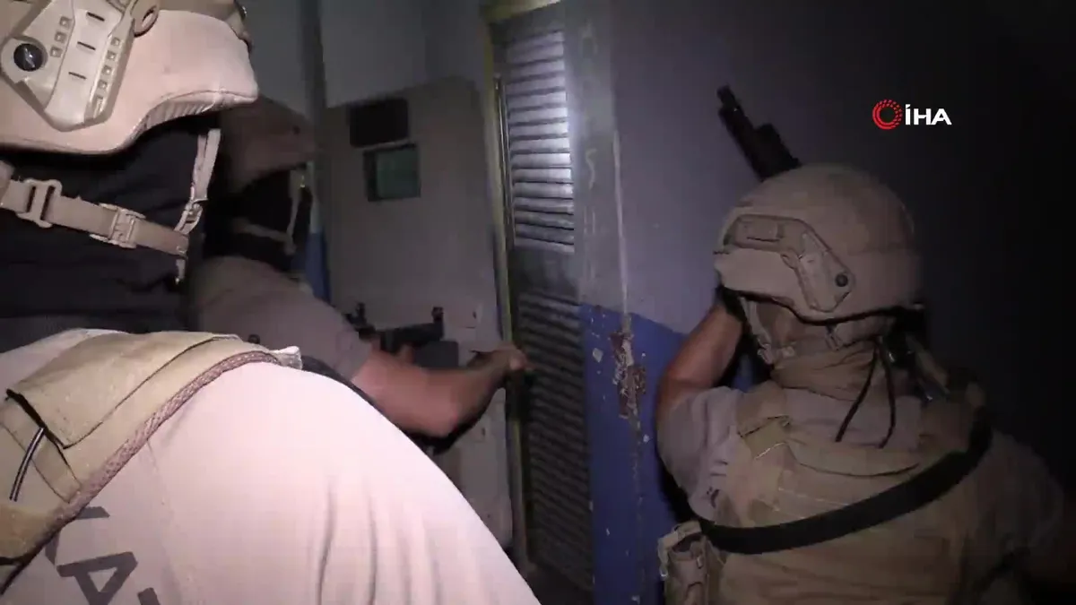 Mersin'de terör operasyonu: 12 gözaltı