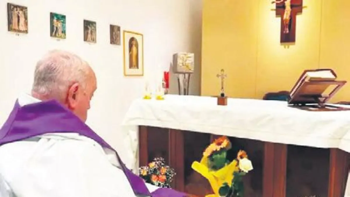 Papa Francis'e ait olduğu iddia edilen fotoğraf ortalığı karıştırdı!