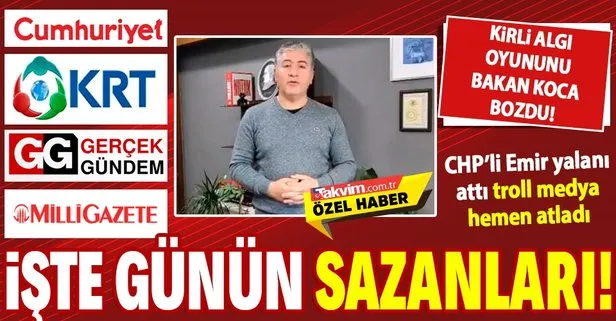 CHP’li Murat Emir yalanı attı, troll medya sazan gibi atladı! Berat Albayrak üzerinden oluşturulan kirli algı oyunu bozuldu