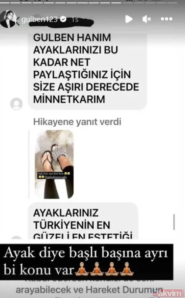 Gülben Ergen ayaklarını paylaştı gelen o mesajları ifşaladı ağızlar açık kaldı: "Öpen, seven, okşayan..." - 4