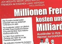 İşte Türk karşıtı afişte yazılanlar