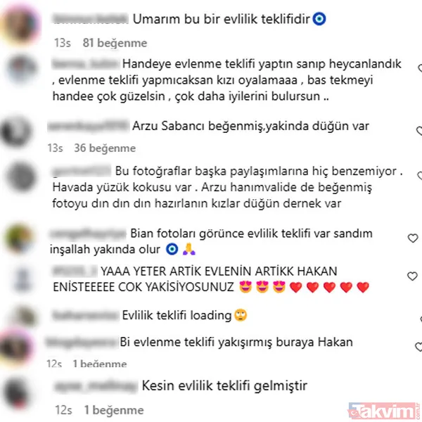 Hakan Sabancı’nın Hande Erçel paylaşımı akıllara evlilik teklifini getirdi! Arzu Sabancı’nın sürpriz hamlesi “Yakında düğün var” dedirtti - 8