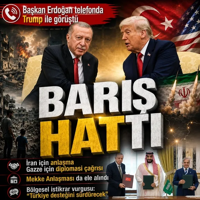 Başkan Erdoğan ile Donald Trump telefonda görüştü: İran gerilimi ve Gazze için kritik mesajlar
