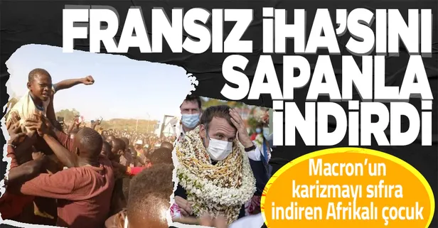 Fransız İHA’sını sapanla vurarak etkisiz hale getiren Afrikalı çocuk ulusal kahraman ilan edildi