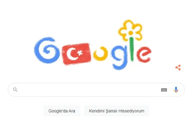 Google'dan 23 Nisan'a özel doodle