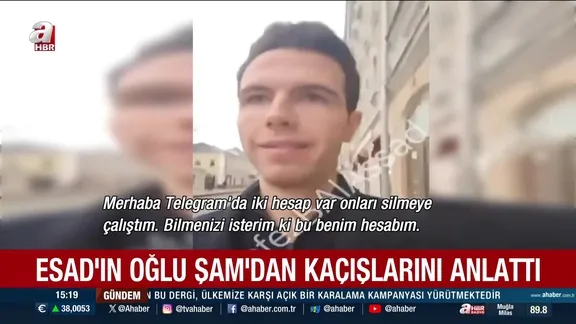 ESAD Suriye'den nasıl kaçtı? Oğlu anlattı!