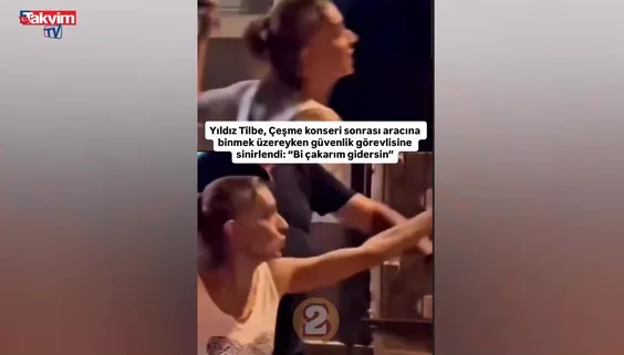 Yıldız Tilbe’yi sinirlendiren olay! Güvenlik görevlisine sert tepki gösterdi