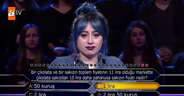 Kim Milyoner Olmak İster 785. son bölüme damga vuran matematik sorusu!