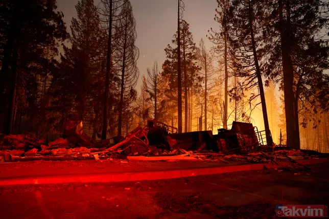 ABD’nin California eyaleti alev alev! 50 binden fazla hanede elektrik yok