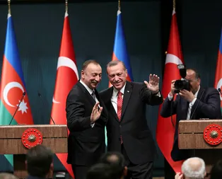 Cumhurbaşkanı Erdoğan Aliyev ile görüştü