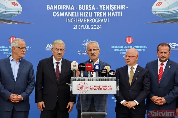 Bursa Ankara İstanbul... Mesafeler kısalacak! Ulaştırma ve Altyapı Bakanı Uraloğlu YHT için tarih verdi - 1