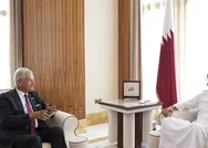 BM 75. Genel Kurul Başkanı Volkan Bozkır, Katar Emiri Şeyh Temim bin Hamed Al Sani ile görüştü