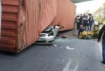 TIR kazasında vatandaşlar isyan etti