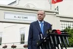 Başkan Erdoğan Hz. Ali Camisi’nde cuma namazını kıldı