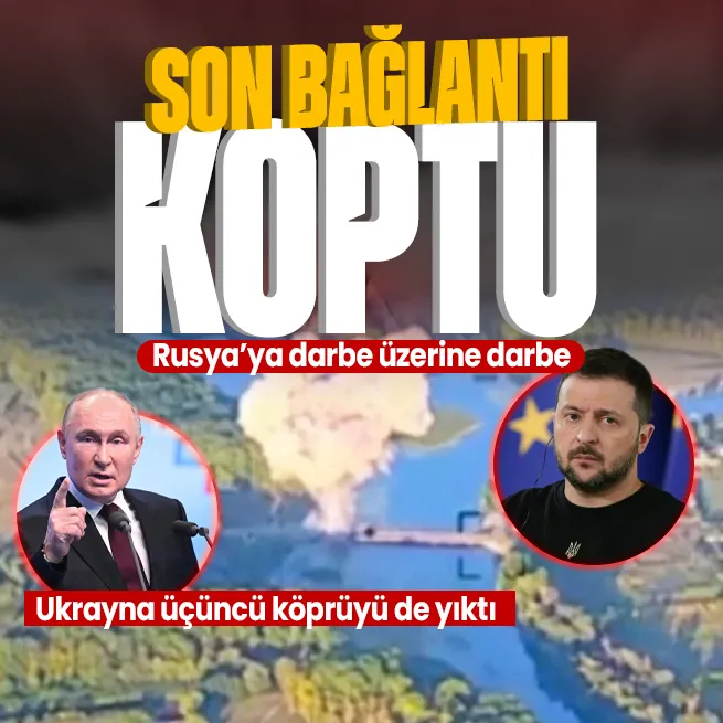 Ukrayna resmen harekete geçti! Kursk bölgesindeki üçüncü köprü de yıkıldı