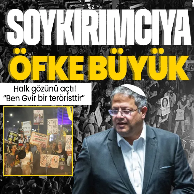 Tel Aviv’de hükümet karşıtı protestoların 5’inci günü! Ben Gvir bir teröristtir