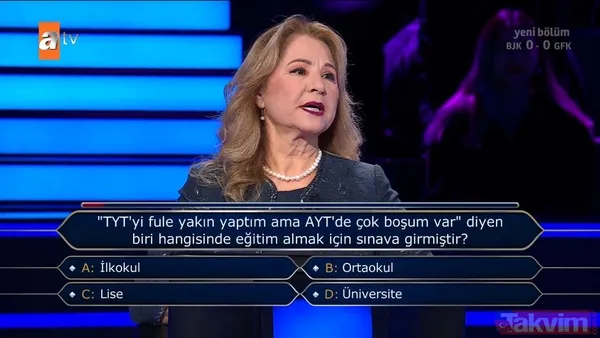 Kenan İmirzalıoğlu Kim Milyoner Olmak İster'de sordu: Dikkat çeken Cumhuriyet ve Atatürk sorusu - 14